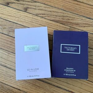 Victoria's Secret So In Love and Basic Instinct Perfume Set